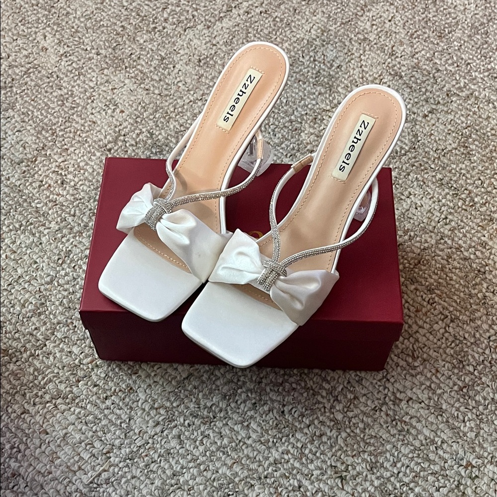 Zzheels Elegant Bow Heels
